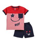 Toonyport Presents Clothing Sets for Kids | T-Shirt and Half Pant Set | Best Combo Outfits for Kids | Age 5 Years to 6 Years (Red 3-5-6Y)