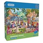 Boarding the Bus 100XXL Piece Jigsaw Puzzle | Nostalgic Jigsaw Puzzle | Sustainable Jigsaw Puzzle for Adults | Premium 100% Recycled Board | Great Gift for Adults | Gibsons Games