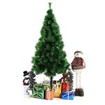 POPULAR Christmas Tree (Artificial) 4 FEET Pine Tree 120 CM, Natural Color (Green,) with Plastic Leaves, and Stand Foldable Type, Perfect Indoor Outdoor Decoration(X MAS Tree) Home Decoration