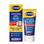 Dr. Scholl's Cracked Heel Complete Cream with Repair K+, 60ml - Moisturising Treatment Cream for Cracked Heels and Dry Skin with Keratin- 1 x 60 ml