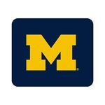 OTM Essentials University of Michigan Standard Fabric Mouse Pad, Desk Accessories, Standard Fabric Gaming Mouse Pad, Classic V3