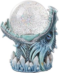 Frost Ice Dragon StormBall Iceburg Statue Sound Activated Gliter Sparkle