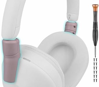 SOULWIT Broken Hinge Repair Part for Sony WH-1000XM5 (WH1000XM5), Reinforced Protective Joint Connectors for XM5 Headband Folding Side Cover Slider to Fix and Prevent Breakage - Smoky Pink