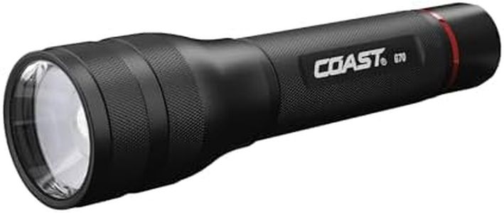 Coast® G70 1200 Lumen Pure Beam® Twist Focus™ LED Flashlight, Batteries Included
