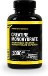 Primaforce Creatine Monohydrate Capsules - 240 Capsules, 3,000mg per Serving, Gluten Free and Non-GMO