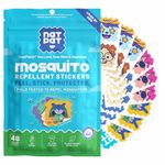 NATPAT Buzz Patch Mosquito Patch Stickers for Kids - The Original All Natural Citronella Essential Oil Insect Patch, Plant Based Ingredients, Non-Toxic, DEET Free, for Toddlers, Kids - 48 Count