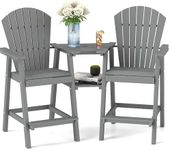 FOOWIN Tall Adirondack Chairs Set o