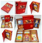Tarot Card Box : Delve Into The World of Tarot Reading includes 78 Tarot Cards Deck & A 64- Page Book