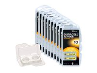 Duracell Easytab/Activair Type 10 Hearing Aid Batteries Zinc Air P10 PR70 ZL4, Pack of 60