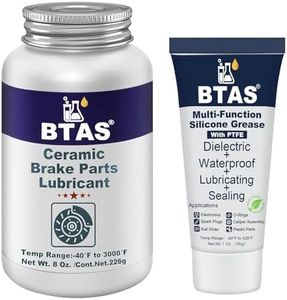 BTAS Brake Synthetic Ceramic Grease 8 oz & Dielectric Grease for Automotive 1 oz