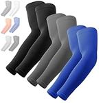 OutdoorEssentials UV Sun Protection Arm Sleeves - Cooling Compression Arm Sleeve - Sports & UV Arm Sleeves for Men & Women