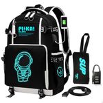 Relaxmate Anime Backpack Luminous Backpack.Cool Backpacks15.6 in Large capacity Laptopeight Backpack.with.Security Lock.Travel backpack.USB Port.Travel Backpack.Anti Theft Backpack.Cool Backpack,