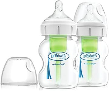 Dr. Brown's Options Plus with Level 1 Teat Wide Neck Feeding Bottle 2 Pack, 150 ml