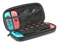 Amazon Basics Carrying Case for Nintendo Switch and Accessories - 10 x 2 x 5 Inches, Black