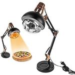 DUEBEL Heat Lamp for Food, Pretzel Warmer, Portable Catering Food Warmer for Buffet, Catering, Restaurant, Parties, Holidays and Entertaining, Concession Stand Supplies