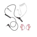 2.5mm Surveillance Listen/Receive Only Earpiece [ Covert Acoustic Coil Tube Headset] MOTOROLA TALKABOUT TLKR COBRA RADIO (1 pin) XTR, XTR446, XTL446, XTX446, PMR446