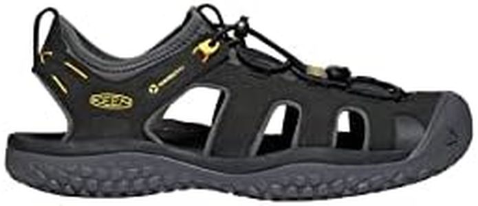 KEEN Male Solr Sandal Black Gold Size 15 US Sandal