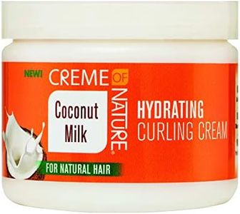 Creme of Nature Hydrating Curling Cream, Coconut Milk Detangling and Conditioning Formula for Normal Hair, 11.5 Oz