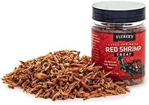 Fluker's All Natural Large Sun-Dried Red Shrimp, High Protein Treats, Aquatic Turtle Food, Great for Aquatic Frogs, Tegus, Monitors, and Tropical Fish, 6 oz