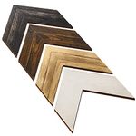 4 Pieces Rustic Arrow Wall Decor, Wooden Chevron Arrow Wall Decor Wood Chevron Wall-Mounted Decor Decorative Wood Arrow Sign Chevron Wall Hanging Set for Home Farmhouse Bedroom Living Room, 4 Colors
