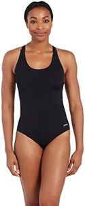 Zoggs Women's Cottesloe Flyback Swimsuit, black, 34