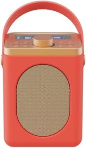 MAJORITY Little Shelford Portable Radio | Bluetooth Connectivity | FM + DAB+ / DAB Radio | Dual Alarm with Snooze Function | 20 Preset Stations