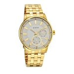 Titan Stainless Steel Analog Gold Dial Men's Watch-9441Ym02/Np9441Ym02, Band Color:Gold