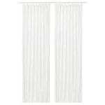 Ikea Matilda Sheer Curtains 1 Pair, White 101.119.84