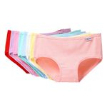 arrival Mart Woman's Antibacterial Cotton Bikini Panty Hipster Panties Solid Seamless Pack of 6 (XXL) Multicolour