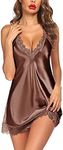 Avidlove Womens Lingerie Satin Slee