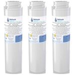 Refresh Replacement Refrigerator Water Filter for GE GSWF SmartWater 238C2334P001,GSWFDS, 100749-C, 100810/A and Kenmore 46-9914, 469914, 9914 (3 Pack)