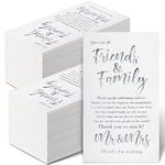 Hotop 200 Pcs Wedding Napkins Mr & Mrs Dinner Napkins Wedding Dinner Napkins Wedding Napkins for Reception Disposable Decorative Towels for Wedding Shower Banquet Rehearsal Dinner Decor (Silver)