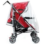 Hysagtek Rain Cover for Pushchair Stroller Buggy Pram, Baby Travel Weather Shield Raincover, Windproof & Waterproof