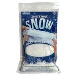 ALAZCO Instant Snow Powder - White Premium Snow Powder Fake Artificial Snow - Great for Holiday Snow Decorations Playing Snow Day - Just Add Water (1 Pack)