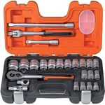 Bahco S240 New Belzer Socket Set, size 1.3cm, 24 pieces