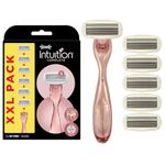 WILKINSON SWORD - Intuition Complete For Women | Skin Protect Gel with Smooth Glide | Razor Handle + 6 Razor Blades Refills