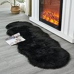 Soft Faux Sheepskin Fur Rug Fluffy 