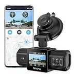 COOAU Dual Dash Cam Front and Insid