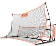 Morimoe Soccer Rebounder Net, Dual Side, Improve Multi Skills, Carry Bag