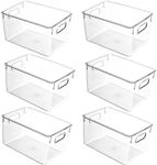 Clear Plastic Pantry Organizer Bins