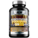 L Arginine Capsules - 2600mg L-Arginine with added Glutamine - B12 and D3 for Normal Muscle Function (120 Vegetarian Capsules)