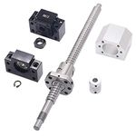 600mm Ball Screw SFU1605 Diameter 16mm,5mm Pitch with Metal Ball Screw Nut for CNC Machine