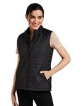 Amazon Brand - Symbol Women's Quilted Jacket (AW19KJ002_Black_3XL)