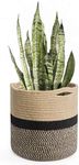 TIMEYARD Sturdy Jute Rope Plant Bas