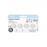 Amazon Basics CR2032 Lithium Batteries, 4-Pack, Child-Proof Package, Non-Coated - AirTag Compatible