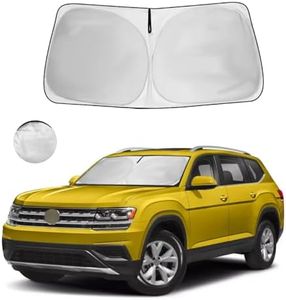 Windshield Sun Shade for VW Atlas Cross Sport Accessories Window Sunshade Fit 2018-2025 Volkswagen Atlas Front Window Shade Sun Visor Blocks UV Keep Car Cooler