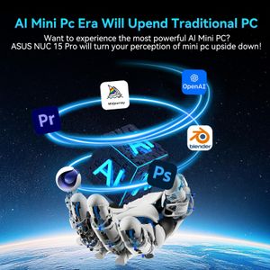 ASUS NUC 15 Pro AI Mini PC – Intel Ultra 7, 32GB RAM, 1TB SSD, Win11