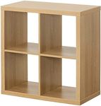 IKEA KALLAX Shelving unit, larger storage solution, (oak effect, 77x77)