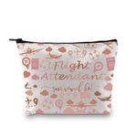 Flight Attendant Gift Cabin Crew Gift Flight Crew Gift Flight Attendant Survival Kit Makeup Bag Traveling Gift for Stewardess (Flight Attendant Bag EU)