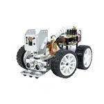 SunFounder Picar-X AI Video Robot Car Kit for Raspberry Pi 5/4/3B+/Zero 2w, LLMs ChatGPT-4o/Gemini/Grok, Voice&Video Recognition, Python, Scratch, Camera, Batterry (RPI NOT Included)